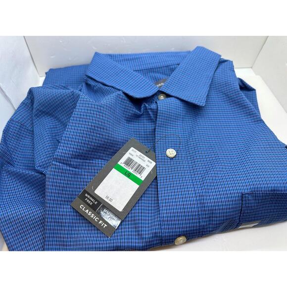 Lot of 3 New Van Heusen Dress Shirts Long Sleeve Large 16-16 1/2 New - Picture 2 of 3
